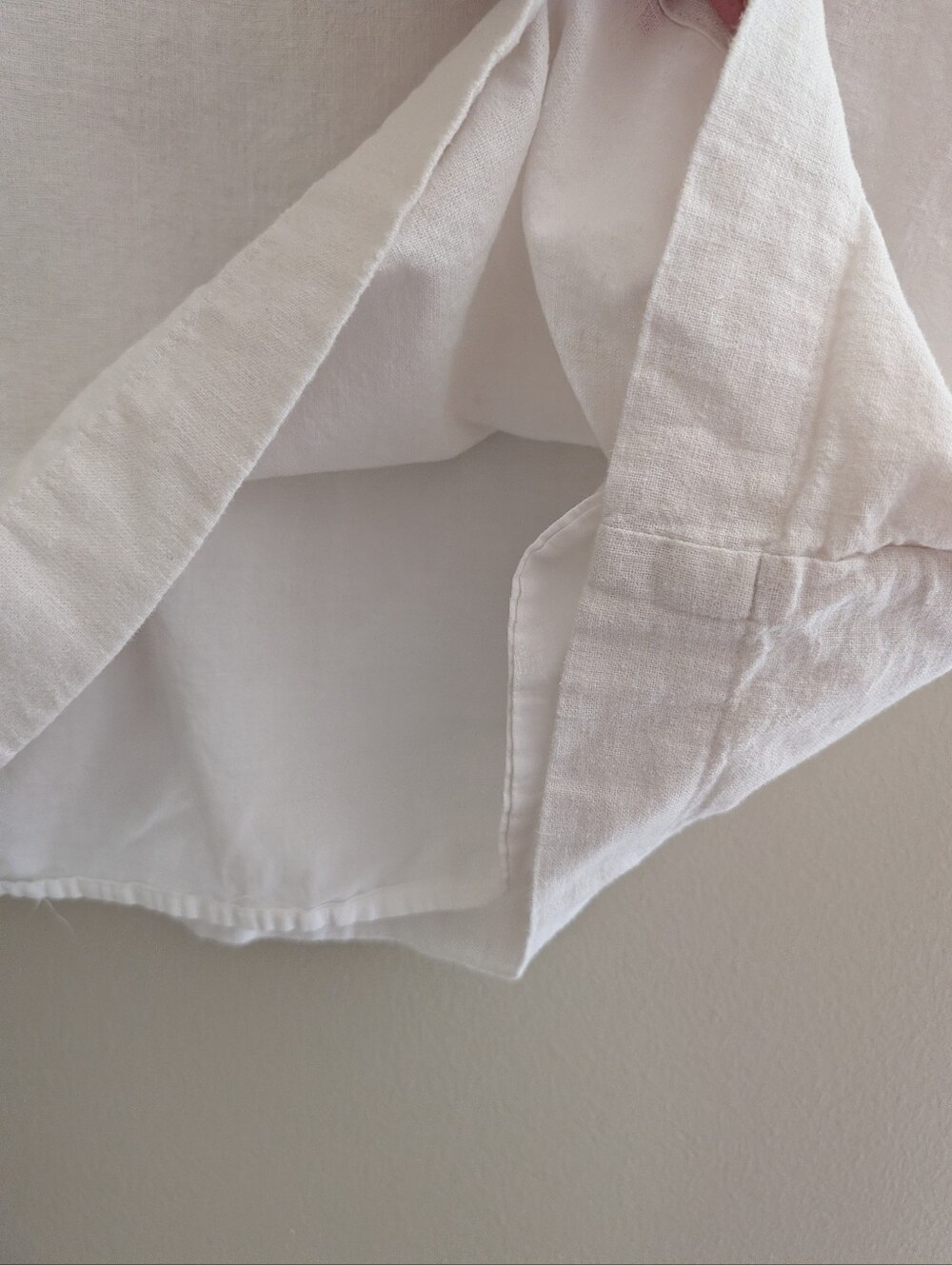 Abercrombie & Fitch Women's White Linen Blend Sleeves Top Size Large - Picture 3 of 4